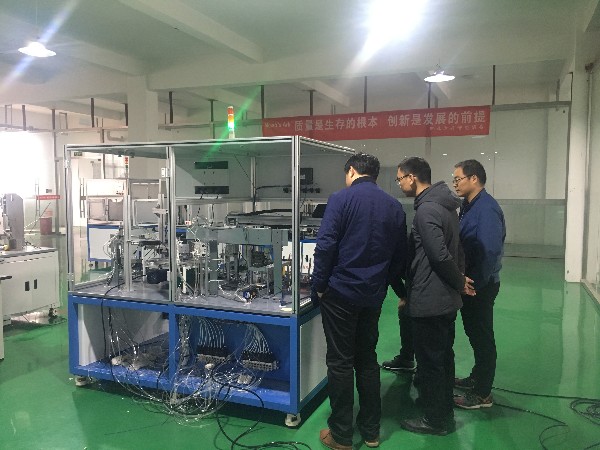 午夜福利视频APP全檢機現場驗收—無錫午夜影院福利社智能裝備