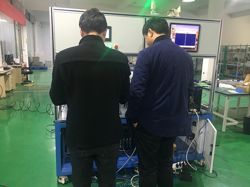 午夜福利视频APP全檢機現場驗收